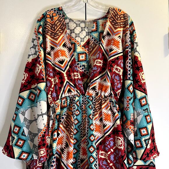 Asos romper with train size 8 printed multi white blue - Picture 6 of 8